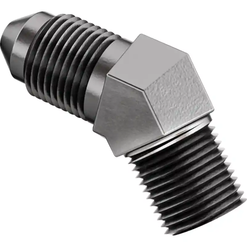 Goodridge P823-03P3 Brake Adapter - -3 to 1/8in. - 45deg. - NPT Fittin Buy Online