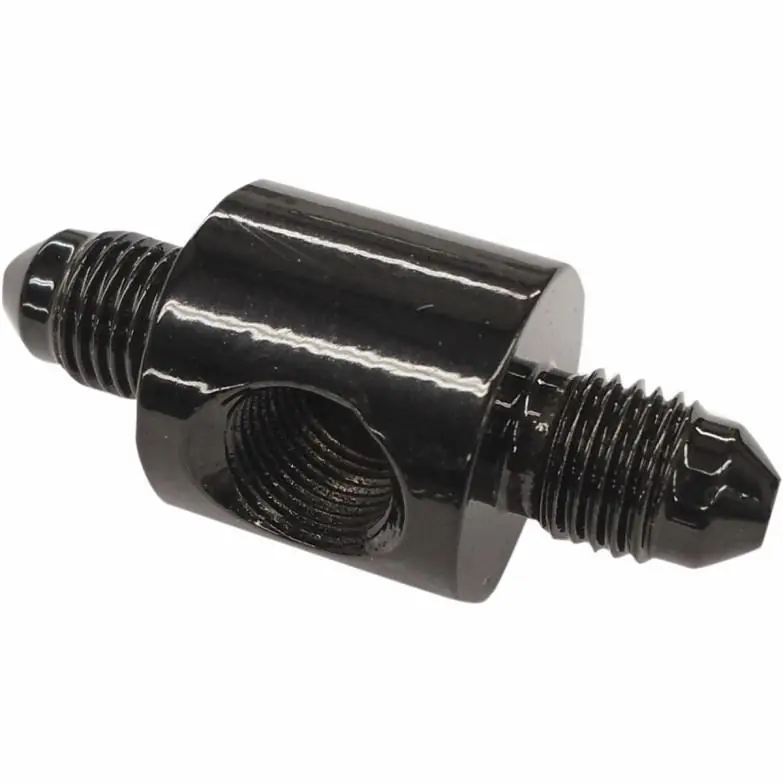 Certified Magnum 1704-979 AN-3 Rear Switch Block Brake Line Fitting - Black