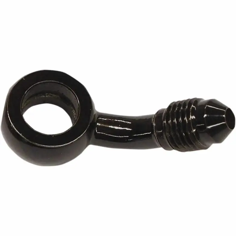 Magnum 1704-49 10mm Banjo X AN-3 Brake Line Fitting - 45 Deg. - Black Crafted