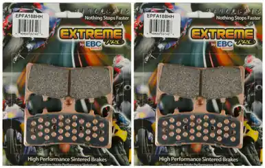 Viral EBC Double-H Sintered Metal Brake Pads EPFA188HH (2 Packs - Enough for 2 Rotors)