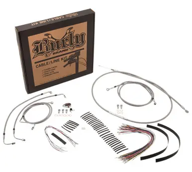 Time-Limited Burly Control Cable Kit Stainless 16" Bars (B30-1128)