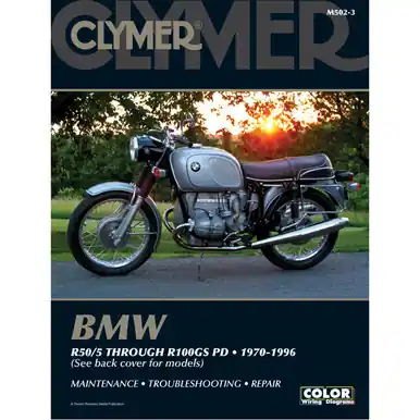 Clymer M502-3 Service Shop Repair Manual BMW R50/5 through R100GS PD 1970-1996 Budget