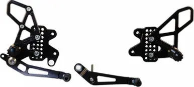 Vortex Rear Set (Black) - RS582K Modern