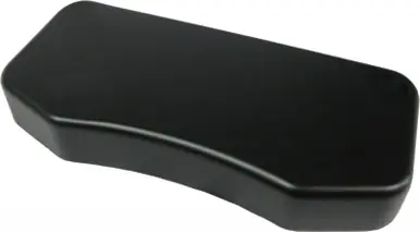 Wild 1 Wild 1 Hiddn Hrdwre Top Clamp Smooth Black - WO535B Bargain