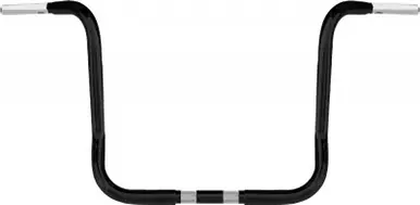 Wild 1 Chubby Bagger Ape Hanger Bar Black 14" - WO576B Final Sale