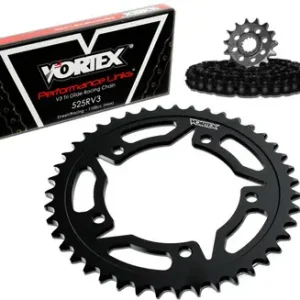 Worldwide Shipping Vortex CK7300 Chain and Sprocket Kit WSS BMWS1000RR 09-11 (STK,STL)