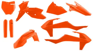Acerbis Full Plastic Kit Ktm/Tld 2016 Orange - 2421065226 Markdown