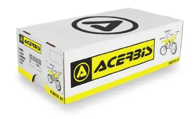 Free Shipping Acerbis Full Plastic Kit Sxf/Xcf250- 4 50 '16 White - 2421060002