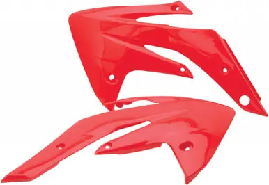 Direct From Factory Acerbis Radiator Shrouds (Red) - 2084570227