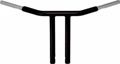 Wild 1 Psycho Chubby Drag Bar Black 12" Straight Risers - WO564B Best Seller