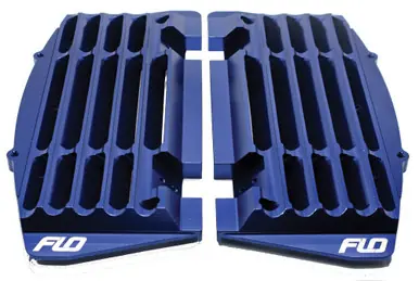 Flo Motorsports High Flow Radiator Braces Blue - FLO751BLU Price Drop