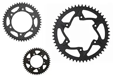 Vortex F5 Rear Aluminum Sprocket Black Hardcoat 43T - 526AK-43 Luxury