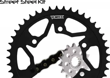 Today Only Vortex Spkt/Chain Kit Suz W/Steel Rear Spkt - CK5156