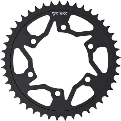 Fresh Stock Vortex Steel Rear Sprocket Black 45T - 526S-45