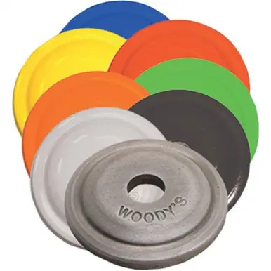 Best Choice Woodys Round Digger Support Plate 48/Pk Yellow - AWA-3800