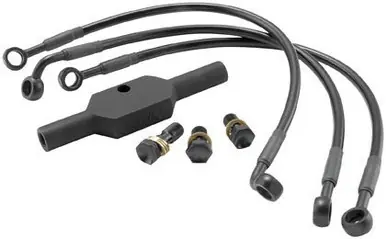 Handmade Goodridge Ebony Brake Line Kit Touring Rear - HD0094-1RPBK/BK