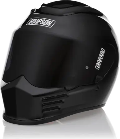 Simpson Speed Bandit Black Helmet Warranty Included