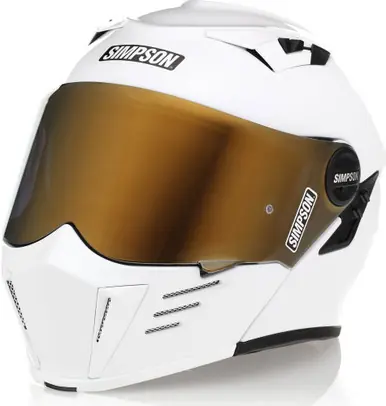 Simpson Mod Bandit White Helmet Genuine