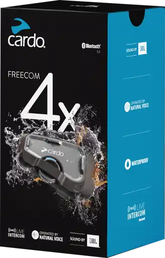 Top Pick Cardo Freecom 4X Bluetooth Headset Single