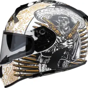 Z1R Warrant Helmet Sombrero White Gold Best Price