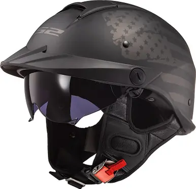 LS2 Rebellion 1812 Matte Black Helmet Get Yours