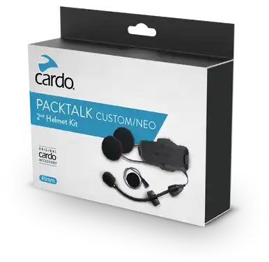 Modern Cardo Packtalk Custom 2nd Helmet Kit