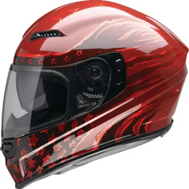 Z1R Jackal Patriot Red Helmet High Quality