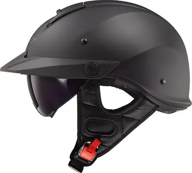 LS2 Rebellion Solid Matte Black Helmet Luxury