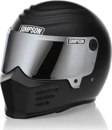 Order Now Simpson Outlaw Bandit Matte Black Helmet