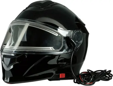 Z1R Solaris Modular Black Electric Shield Snow Helmet Limited Offer