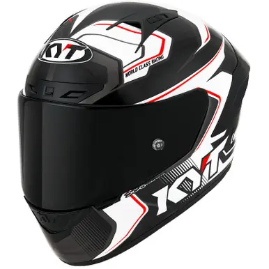 While Supplies Last KYT NZ-Race Carbon Competition White Helmet