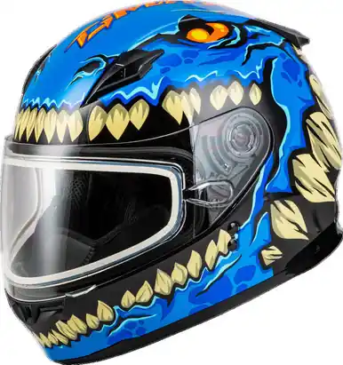 Discount Gmax GM-49Y Drax Snow Blue Helmet