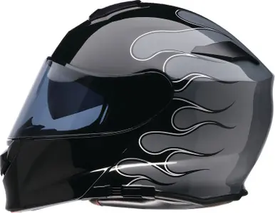 Z1R Solaris 2.0 Flame Black Gray Helmet While Supplies Last