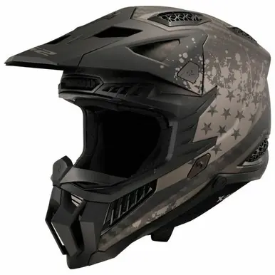 Affordable LS2 X Force Carbon Black Flag Matte Gray Helmet