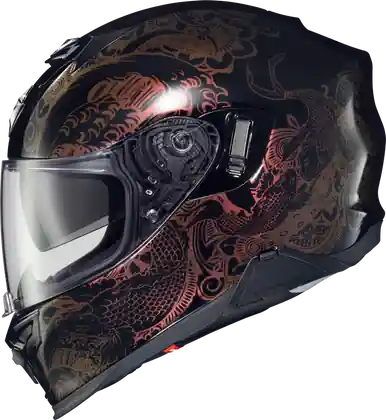 Scorpion EXO-T520 Nama Sushi Black Chameleon Helmet Today Only