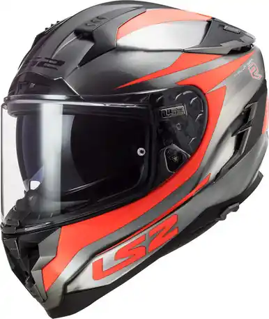 Professional Grade LS2 Challenger GT Cannon Jean Flourescent Orange Helmet