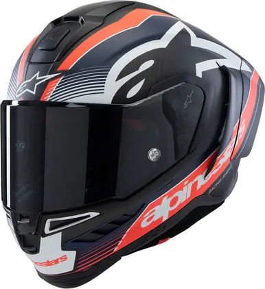 Top Pick Alpinestars Supertech R10 Team Carbon Red Black Helmet
