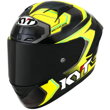 KYT NZ-Race Carbon Competition Yellow Helmet Budget