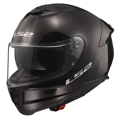 LS2 Stream II Solid Gloss Black Helmet Instant Buy