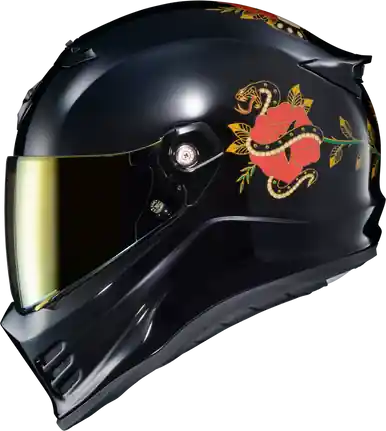 Brand New Scorpion EXO Covert FX Full Face The Litas Gloss Black Helmet