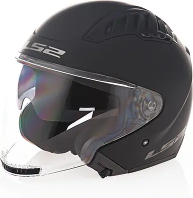 LS2 Copter Solid Matte Black Helmet Seasonal Sale