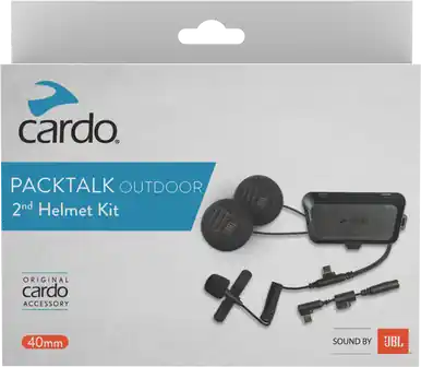 Cardo Packtalk Outdoor 2nd Helmet Kit Order Now