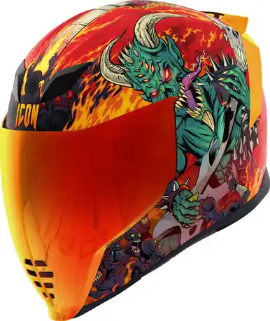 Icon Airflite Blegh MIPS Red Helmet Professional Grade