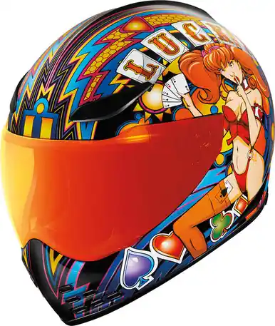 Big Sale Icon Domain Lucky Lid 4 Red Helmet