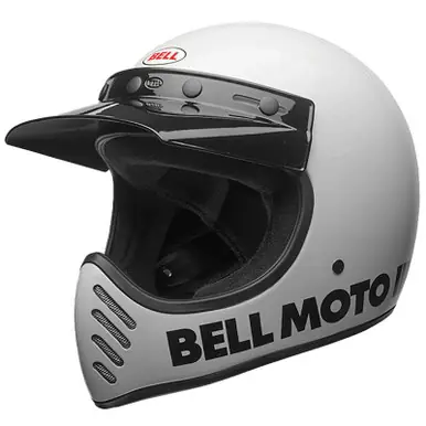 Bell Moto-3 Classic White Helmet Buy Online