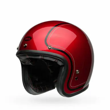 Bell Custom 500 Chief Candy Red Helmet Express Delivery