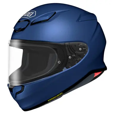 Hot Deal Shoei RF-1400 Solid Matte Blue Metallic Helmet