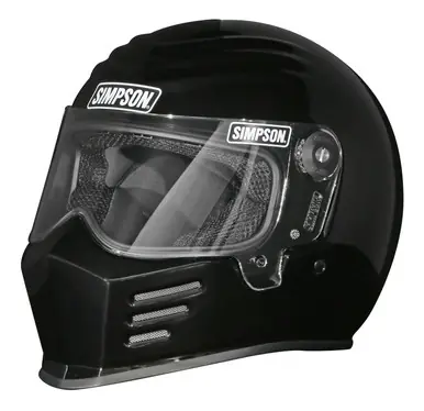 Free Delivery Simpson Outlaw Bandit 3 Black Helmet