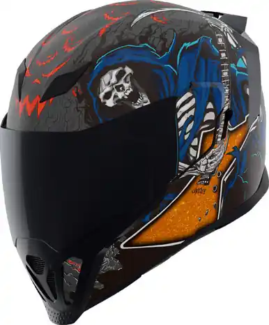 Icon Airflite Trick or Street 4 Black Helmet Instant Buy