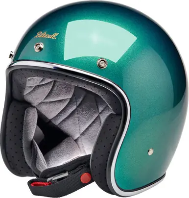 Biltwell Bonanza Metallic Catalina Green Helmet Don’t Miss Out